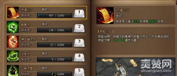 蓝月传奇,爽赞网,道士技能