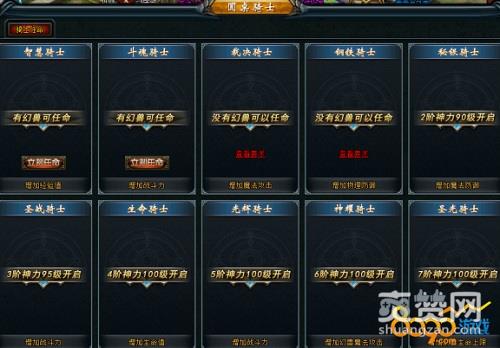 魔域永恒,爽赞网,骑士