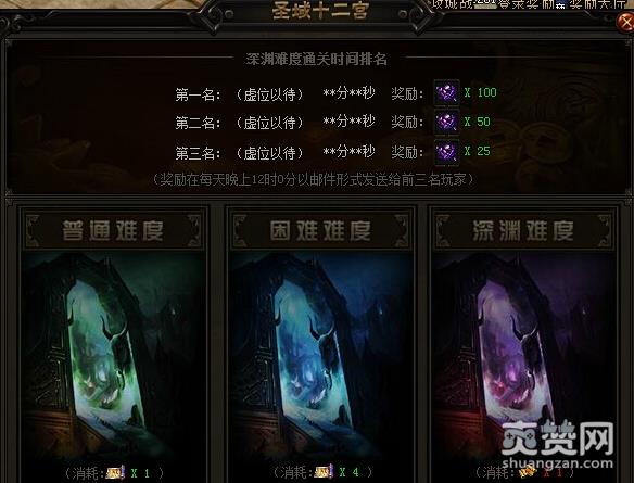 赤月传说2,圣域十二宫,攻略,爽赞网