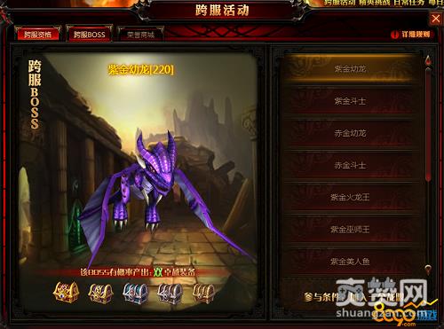 遗失的大陆,爽赞网,跨服BOSS