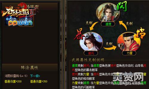 龙骑三国2,爽赞网,法阵,相生相克