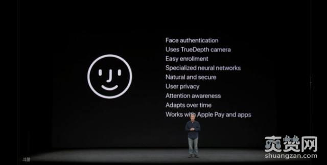 iPhone,Face ID,脸部识别,Apple,爽赞网