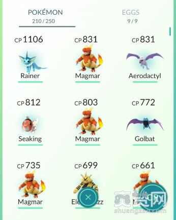 Pokemon GO,CP,体型,爽赞网