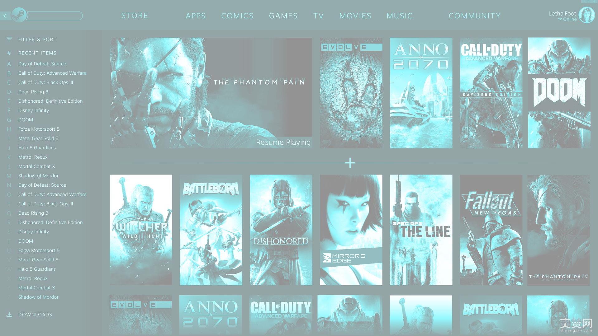 Steam,UI,Value,界面,爽赞网