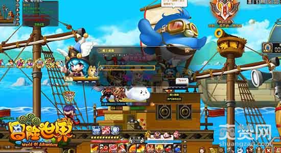 冒险世界OL,爽赞网,热气球飞行,传送