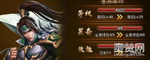 极品三国志,武将,晋升,爽赞网