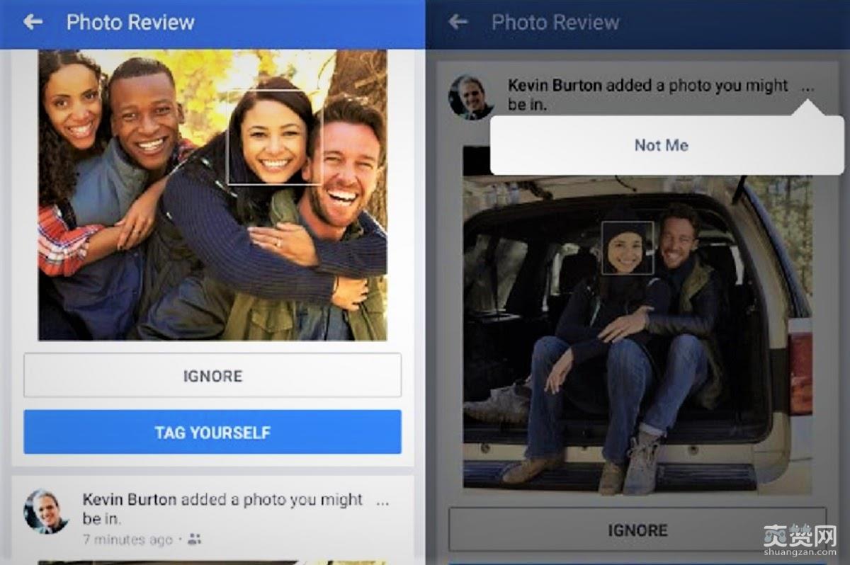 Facebook,脸书,照片审查,人脸识别,爽赞网