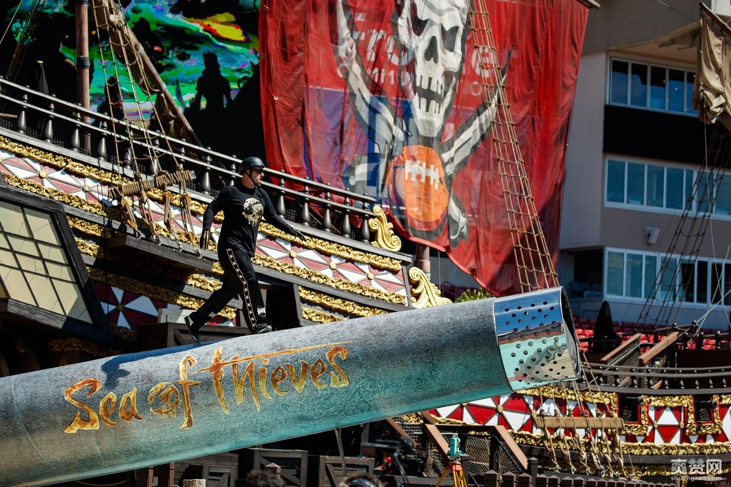 盗贼之海,吉尼斯,世界纪录,人肉炮弹,爽赞网