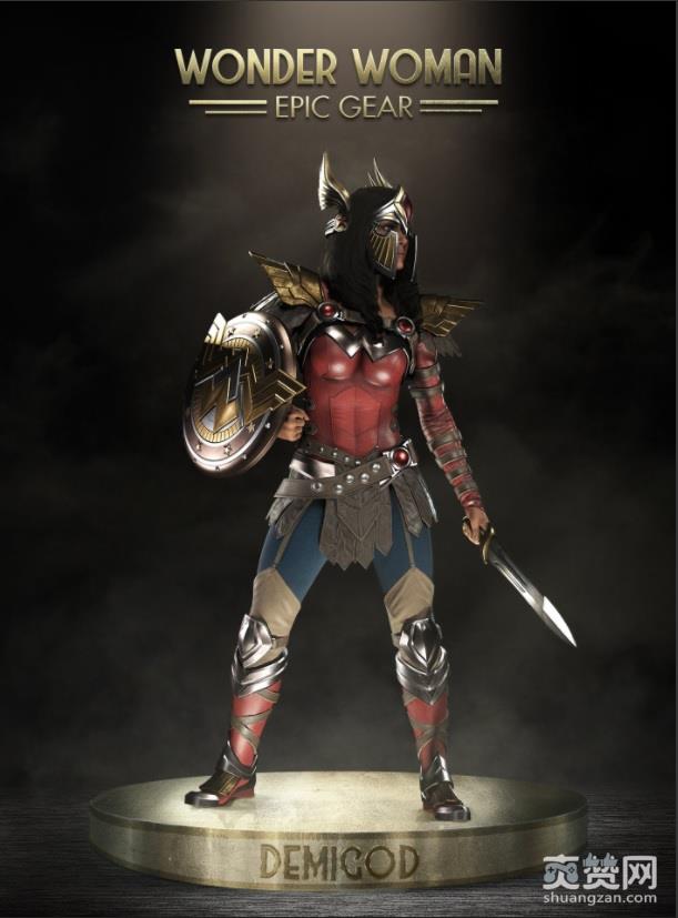 超级英雄,神奇女侠,造型,古希腊,爽赞网