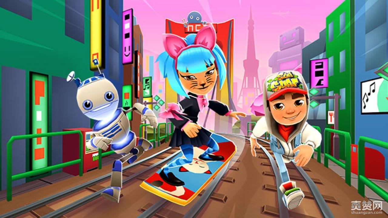 Google Play,谷歌商店,地铁跑酷,手游,爽赞网